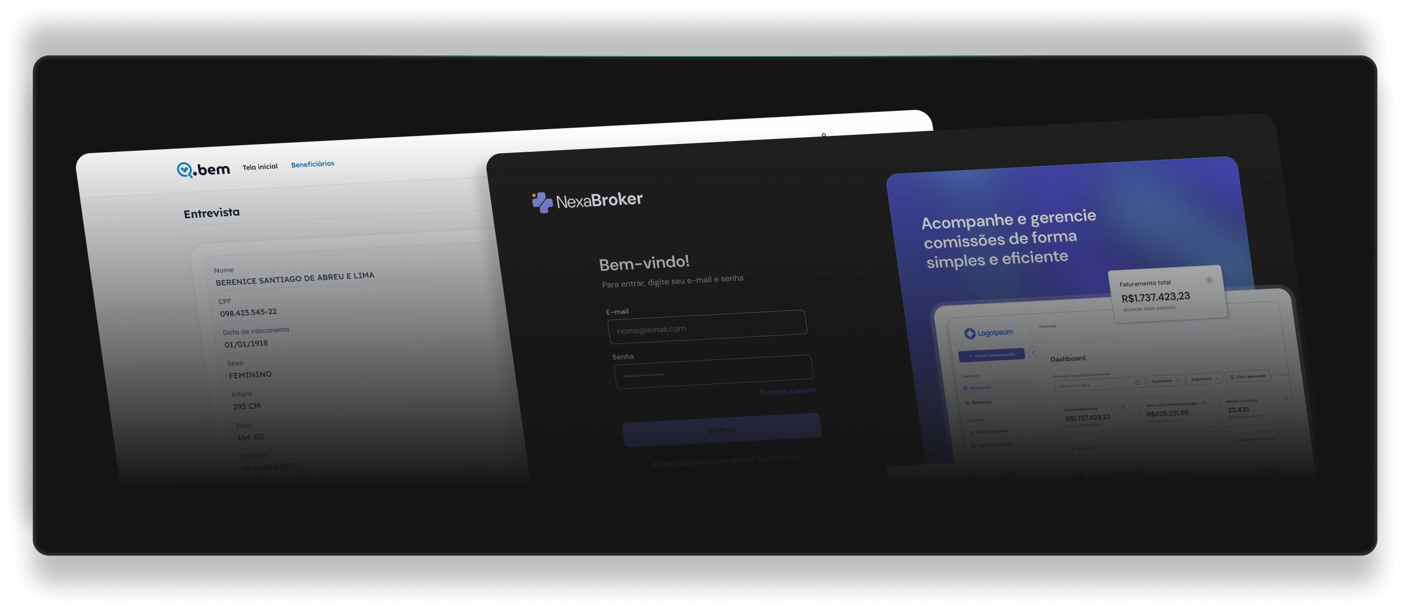 Imagem Dashboard do White Label